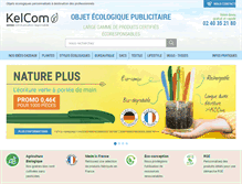 Tablet Screenshot of objet-publicitaire-ecologique-pro.com